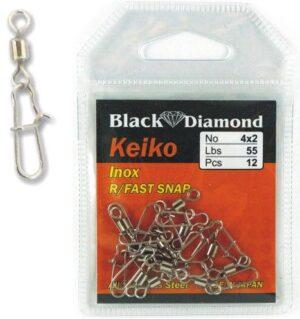 R/FAST-SNAP INOX KEIKO no 0x8 Black Diamond