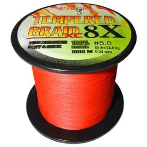 Pregio Tempered Braid X8 1000m Red